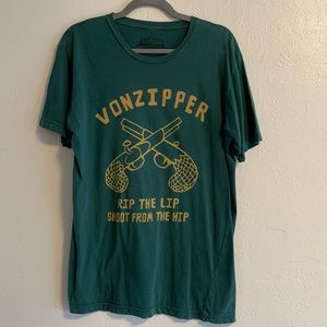 Von Zipper ‘Rip the Lip’ T Shirt
